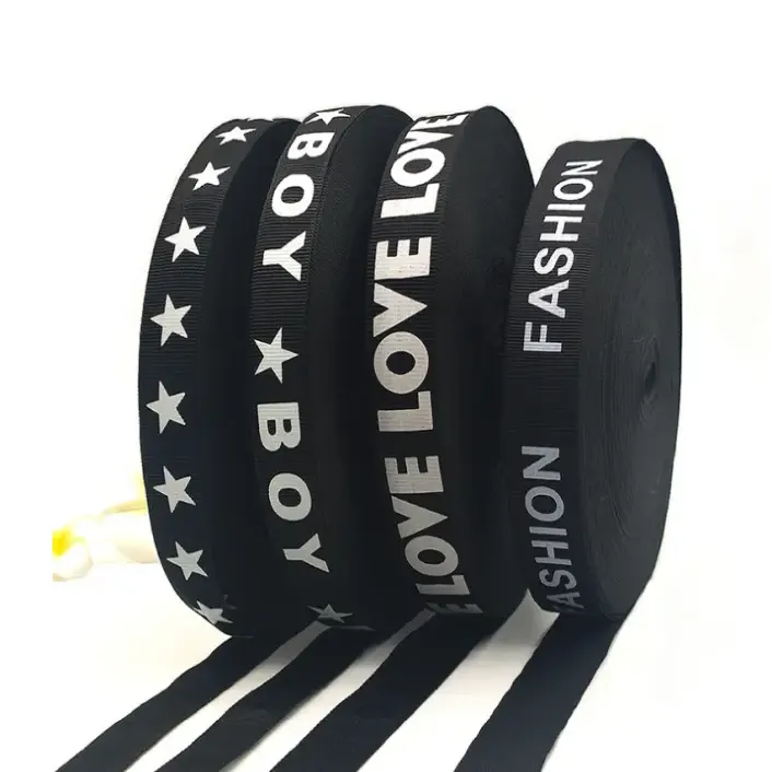 स्क्रीन प्रिंटेड रिबन